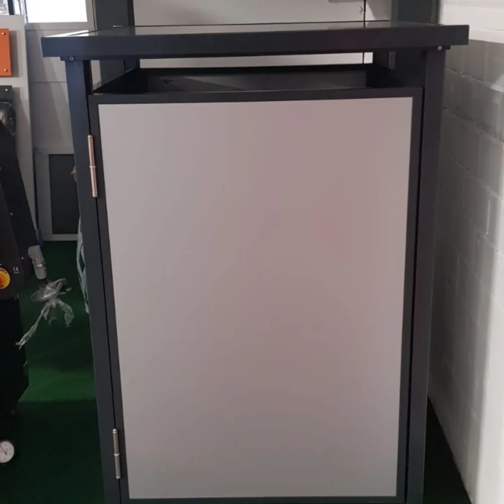 Aluminium Mülltonnenbox – Bild 4